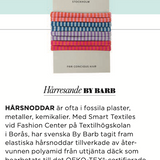 ByBarb Circular Collection Randig hårsnodd 8-pack