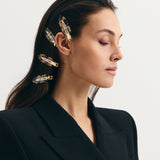 Hair Styling Clips 4-pack Tortoise