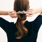 Seiden-Scrunchie Beige