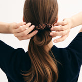 Sidenscrunchie espresso