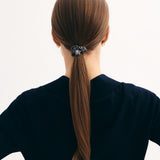 Silk cord dark grey
