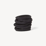 ByBarb Circular Collection Black Hair Tie 10-pack