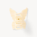 Hair claw butterfly off-white