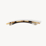 Hair clip Kay light tortoise