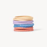 ByBarb Circular Collection Checkered Hair Tie 8-pack
