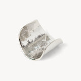 Ponytail cuff silver