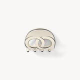 Hårklämma Coco vit small