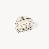 Hårklämma Coco vit small