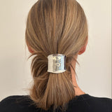 Ponytail cuff silver