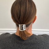 Ponytail cuff silver