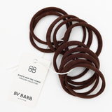 ByBarb Circular Collection Brunette hårsnodd 10-pack