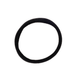 ByBarb Circular Collection Black hårsnodd 10-pack