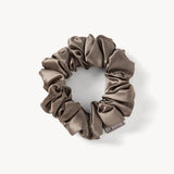 Silk scrunchie dark gray