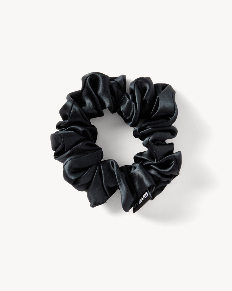 Seidenscrunchie schwarz