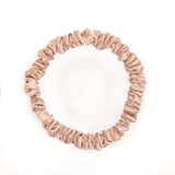6-pack kit snodd scrunchie rosa tunn smal Sidensnodd produktbild