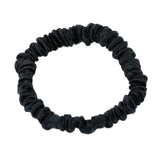 6-pack kit snodd scrunchie svart tunn smal Sidensnodd produktbild