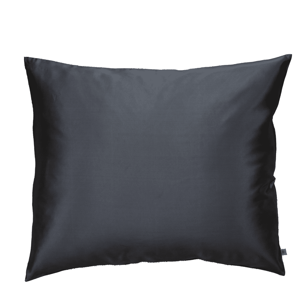 Sidenörngott mörkgrå kudde produktbild