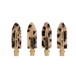 Makeup hair clips 4-pack sköldpadda produktbild